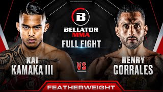 Kai Kamaka III vs Henry Corrales | Bellator 300 Full Fight