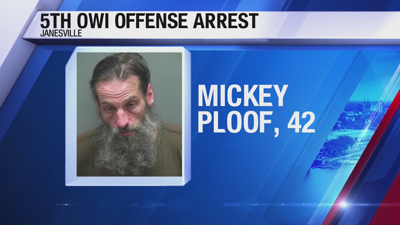 Janesville man arrested for 5th OWI - YouTube