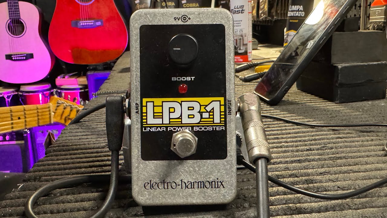 Pedal Booster Electro Harmonix LPB1 X GSF - YouTube