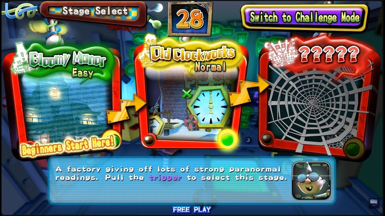 Luigi's Mansion Arcade (2015) Normal Controls - Old Clockworks (Normal) (TeknoParrot / RTX GPU)