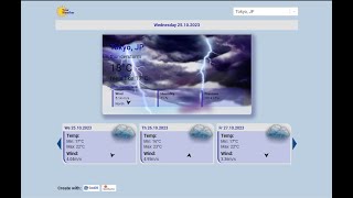 Your Weather application on React.js screenshot 5
