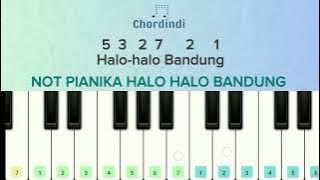 NOT PIANIKA HALO HALO BANDUNG - TEKS TUTORIAL MUDAH