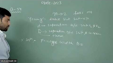 Question No  54 Gate 2023, Atomic Physics Solution