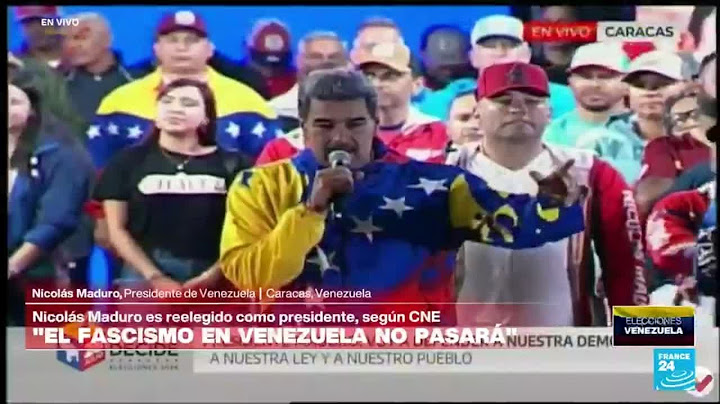 Nicolás Maduro: "Soy Nicolás Maduro, presidente reelecto de la República Bolivariana de Venezuela"