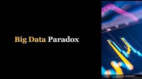 The Big Data Paradox