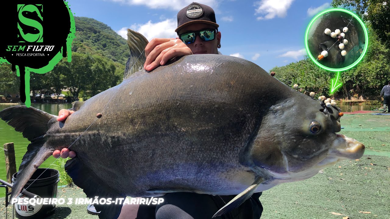 COM ESSAS ISCAS NÃO TEM COMO SAIR DEDÃO-pesqueiro 3 irmãos-ITARIRI/SP