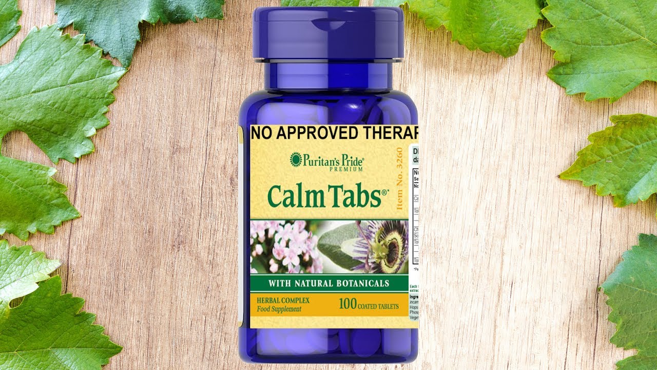 Calm Tabs® with Valerian, Passion Flower, Hops, Chamomile by Puritan's Pride PuritansPride.ph
