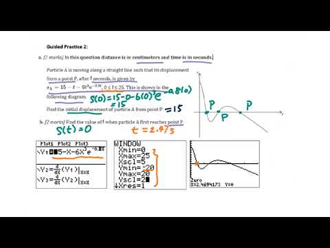 Topic 5 IB Math about Kinematics Problems (1)