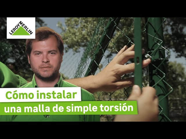 CÓMO INSTALAR MALLA DE SIMPLE TORSIÓN - HIERROS MOLINA, SL