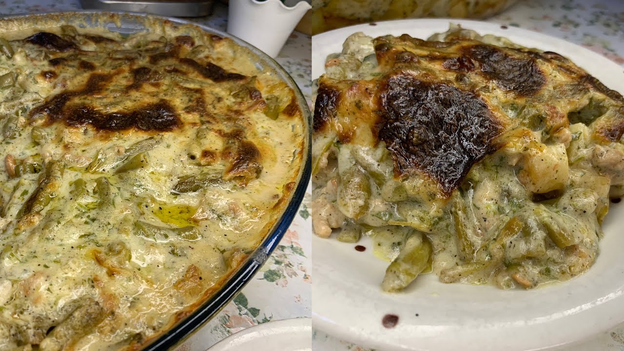 ألَذ و أروع و أبَّن غراتان لوبيا خضراء راح تذوقوه بنة عظيمة 🤤🌺