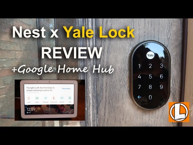 Google Nest x Yale Lock - Tamper-Proof Smart Lock for Keyless Entry -  Keypad Deadbolt Lock for Front Door - Satin Nickel 