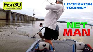 Livin2Fish Bass Tournament on Truman "I'm Your Net Man" Vlog