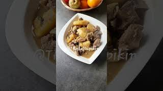 Delta Ukodo Goatmeat pepper soup and Yam with palm oil #goatmeat #peppersoup