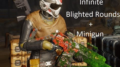 OUTRIDERS - OP Technomancer Build - Infinte Blighted Rounds and Minigun