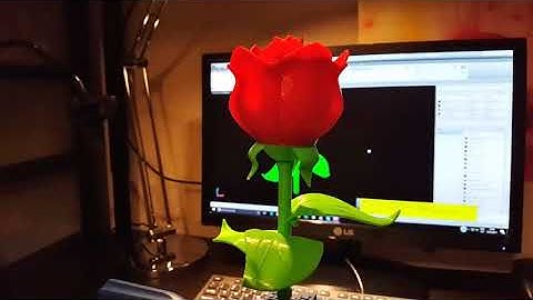 ☆AutoCad   3D Printed Rose