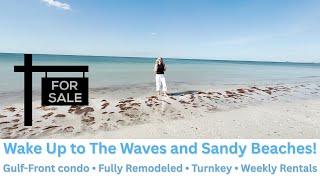 Fort Myers Beach Gulf-Front Condo | Fully Remodeled 8th-Floor Studio — Estero Beach & Tennis Club