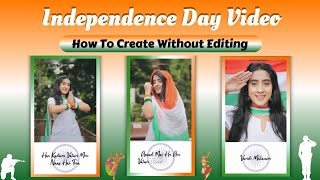 How to make independence day special video | Create Video with your photo screenshot 5