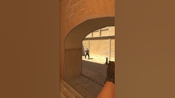 Properly Peeking Ramp on Mirage (CS2) #shorts