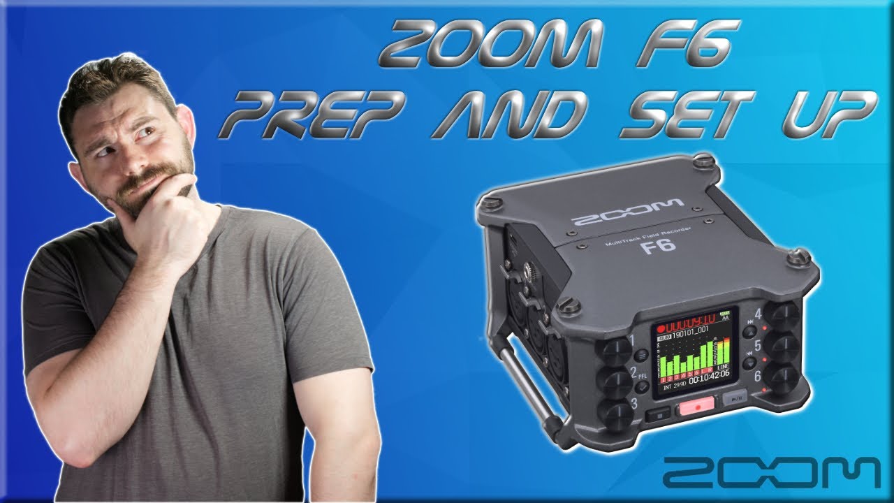 zoom f6 おまけ多数（Zoom F6 Tutorial: Recording in 24-bit & 32-bit）
