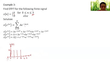 DTFT(Discrete Time Fourier Transform) - Problem Solved