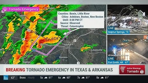 The Weather Channel Dangerous Tornado Outbreak Coverage In The South Central Region | 11/4/22 Part 2
