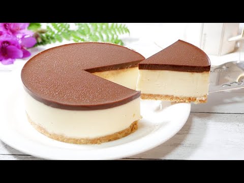 生チョコ濃厚レアチーズケーキno Bake Chocolate Ganache Cheesecake Recipe Youtube