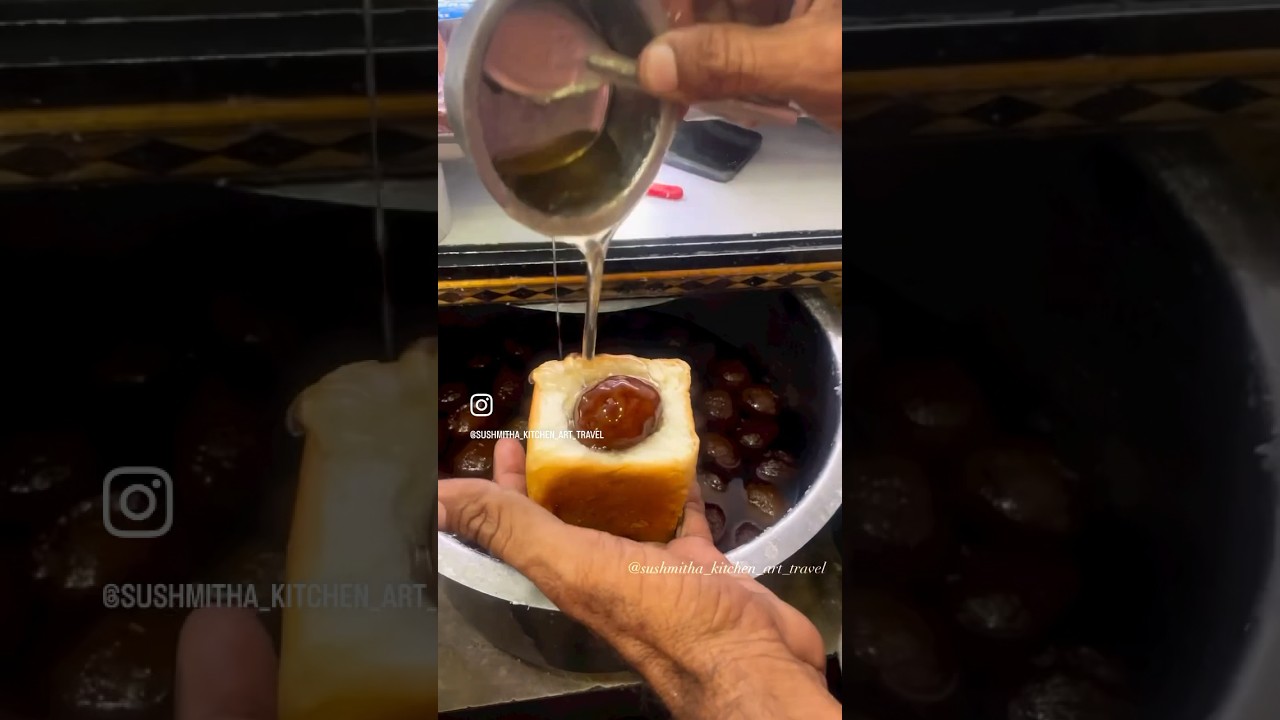 Bread Jamun Sheer Kova🤤 📍GK Sweets, Near Chinna Ammavari Sala, Old Bustand Area, Kurnool