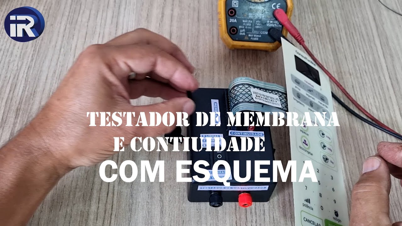 Excelente testador de membrana micro-ondas e continuidade.  (Vídeo 02)