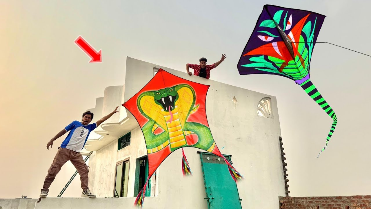 New Cobra Kite Catch Abubaker Roof | Cobra Kite 