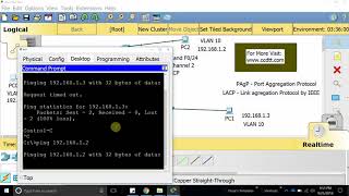 CCNA Configuring EtherChannels PAgP and LACP With VTP and VLANs - 19