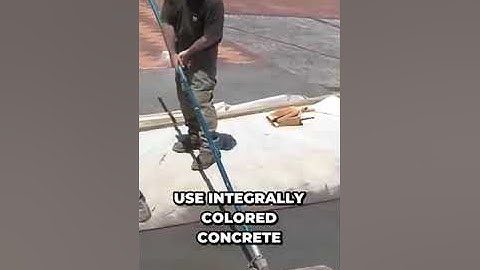 Stamped Concrete Tip: Unleash Natural Beauty with Marbleized Colors #shorts #concrete