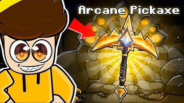 I Bought the ARCANE Pickaxe in Roblox The Forge!