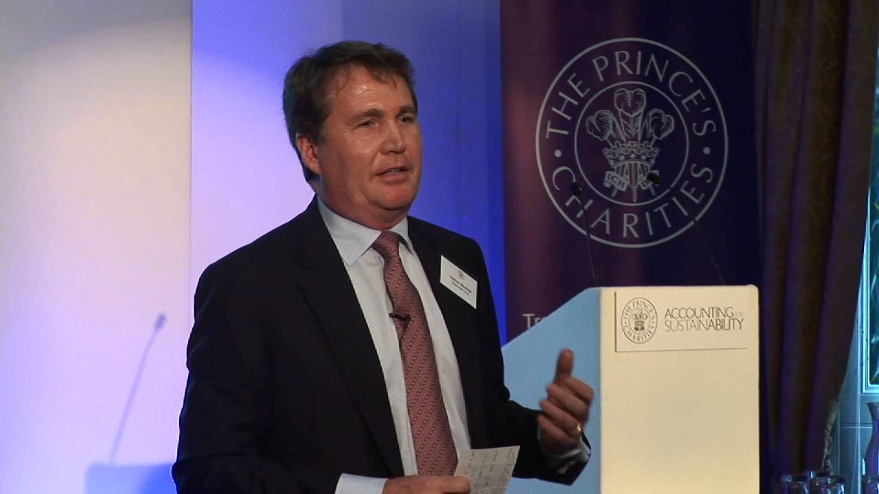 Andrew Bonfield, Finance Director, National Grid addresses the Summit