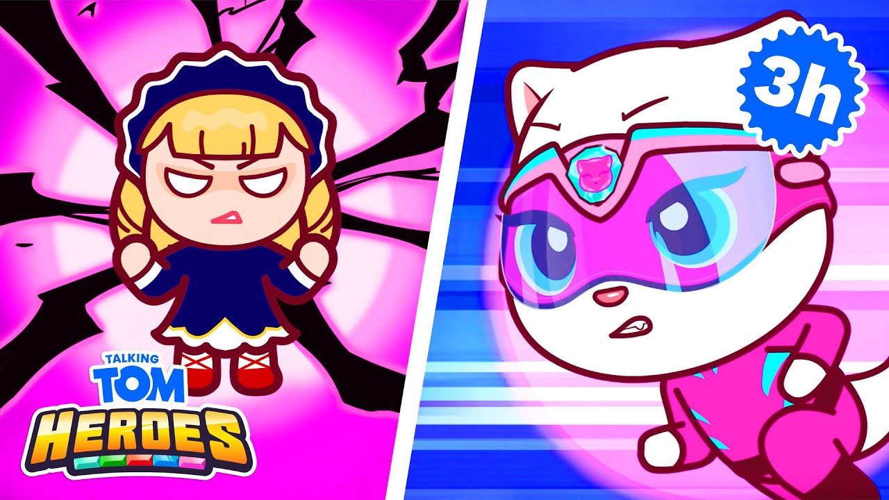 Heroes vs. Evil Dolls 😱 Talking Tom Heroes Compilation