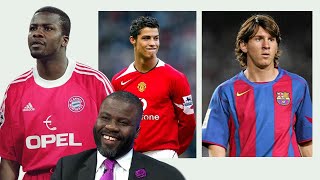 Bayern and Gh Legend Sammy Kuffour shares hilarious moment he had wid young Messi & CR7 on the pitch
