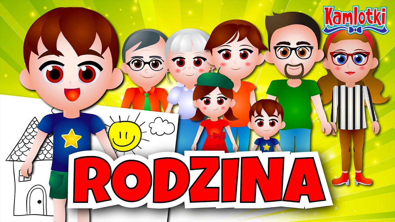 Kazio i Rodzina [Film edukacyjny dla dzieci] 👪 Dzień rodziny i drzewo genealogiczne dla dzieci 👪
