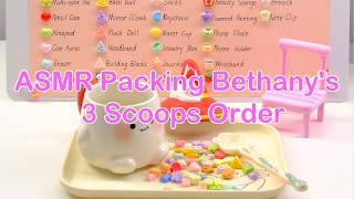 Litebord Lucky Scoopsasmr Packing Bethanys 3 Scoops Order.