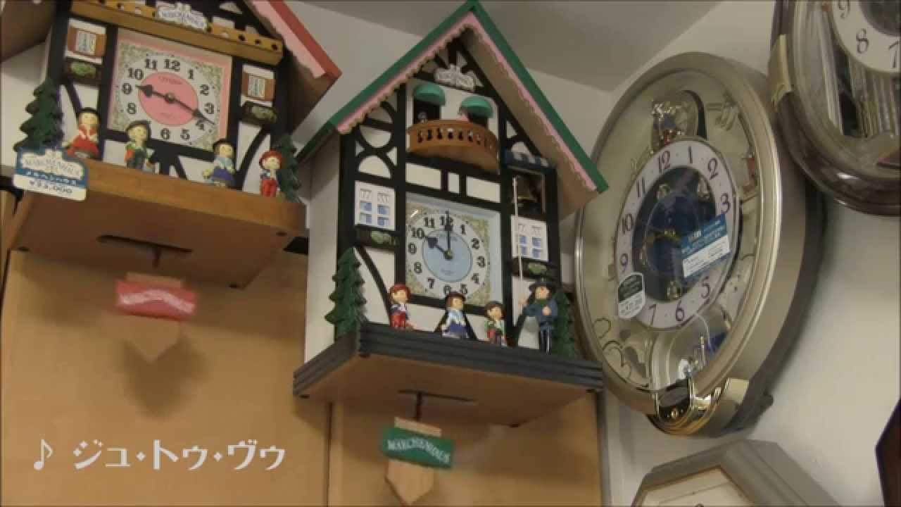 シチズンメルヘンハウス　オルゴール2曲付き鳩時計インテリア時計