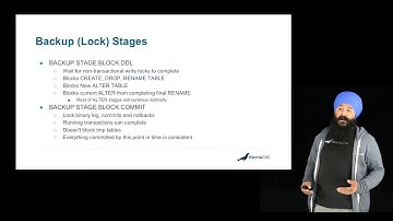 MariaDB Backup Locks