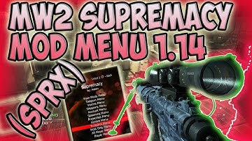 MW2 1.14 (NEW) Supremacy Mod Menu (SPRX) + Download