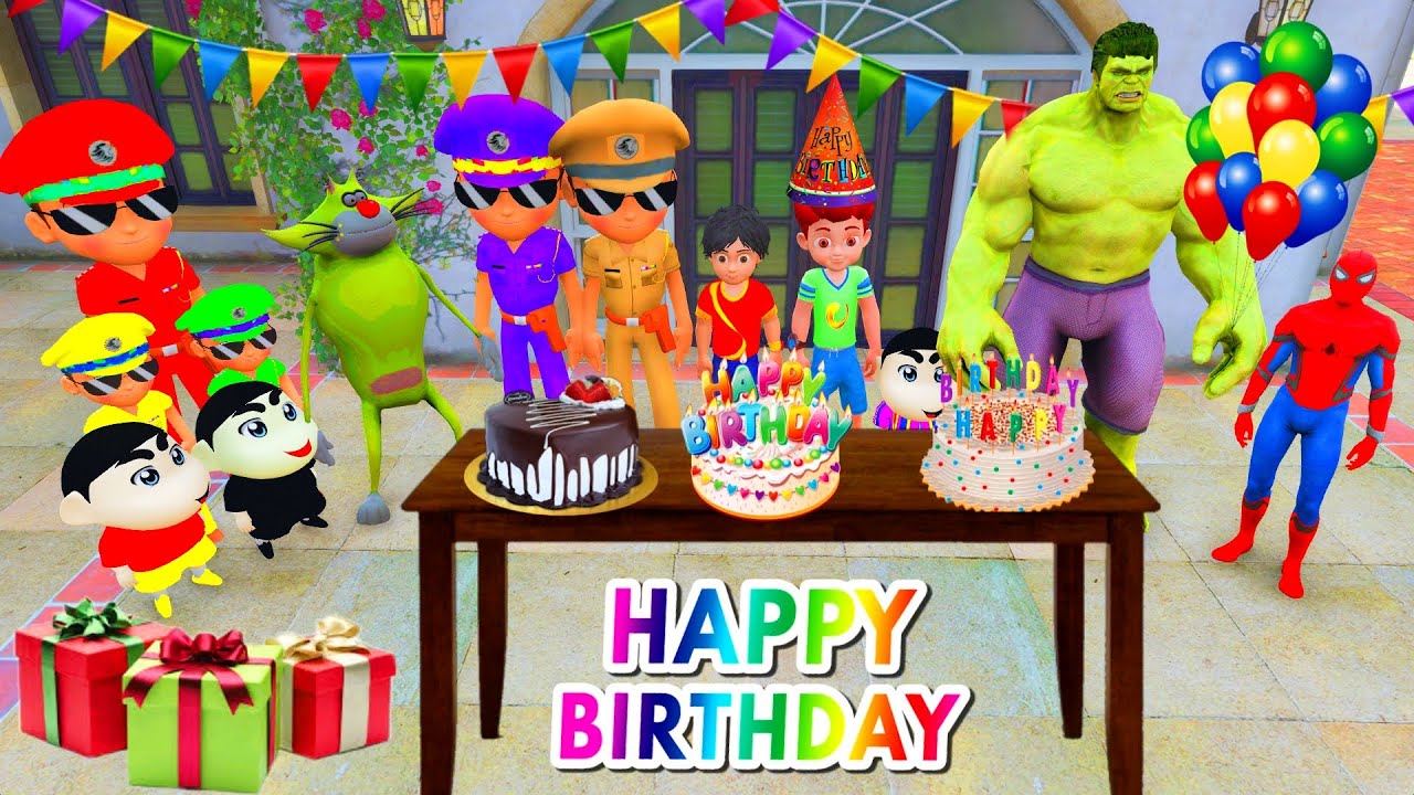 GTA 5: Little Singham Celebrating Kicko Birthday || Gta 5 Gameplay | Little Singham Gta 5