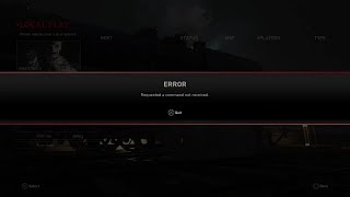 REQUEST A COMMAND NOT RECEIVED NAZI ZOMBIES PART2