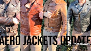 UPDATE ON ALL MY LEATHER JACKETS!!!! (Aero Leather Ridley/ Hooch Hauler & Double Helix DEVIANT)