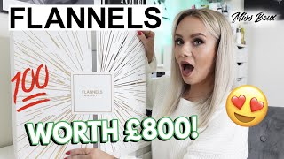 FLANNELS BEAUTY ADVENT CALENDAR UNBOXING 2022 - BEST ONE YET? | £235 WORTH £800! - MISS BOUX