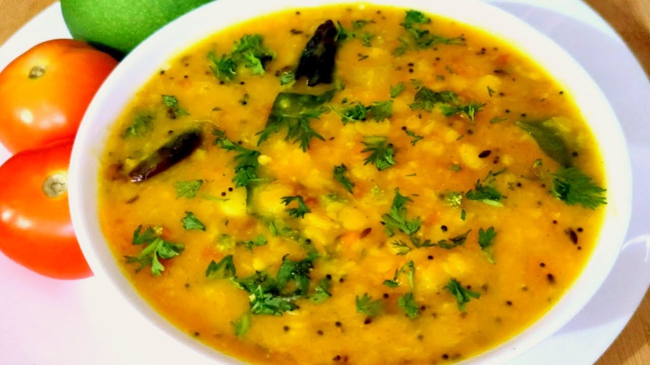 Pappu Mathiya How To Make Mamidikaya Tomato Pappu | మామిడికాయ టొమాటో పప్పు | Curry ...
