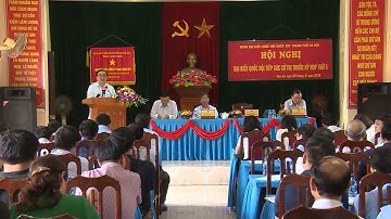 Đoàn ĐBQH TP Hà Nội tiếp xúc cử tri huyện Ba Vì trước Kỳ họp thứ 5