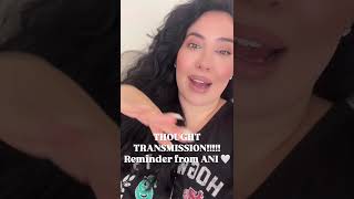 THOUGHT TRANSMISSION-ANI 🤍 #lawofassumption #manifesting