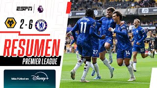 Thumbnail for ¡LOS BLUES FUERON UNA APLANADORA Y VENCIERON POR GOLEADA! | Wolverhampton 2-6 Chelsea | RESUMEN