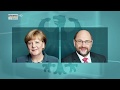TV-Duell zwischen Angela Merkel und Martin Schulz mit Gebärdensprache am 03.09.17