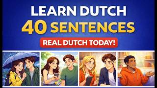 Learn Dutch Naturally 🇳🇱 40 Daily Sentences (A2) Speak Real Dutch Today Fluentnl